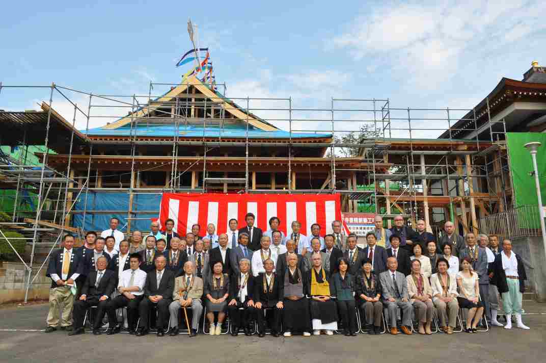 上棟式 - 正源寺 - 牛久市の観音様ゆかりのお寺